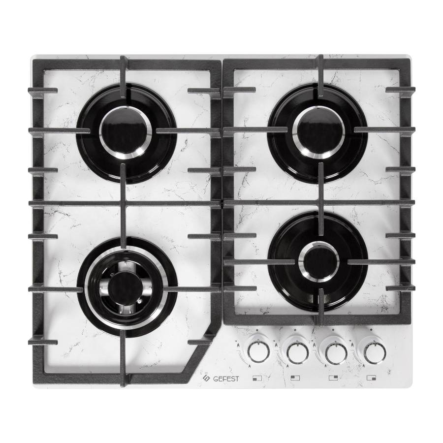 Варочная панель газовая GEFEST ПВГ 2232-01 Р152, белый