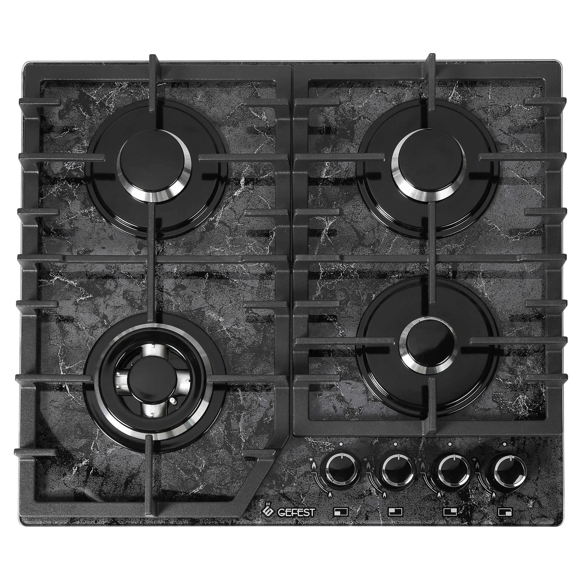 Варочная панель газовая GEFEST ПВГ 2232-01 Р53, черный