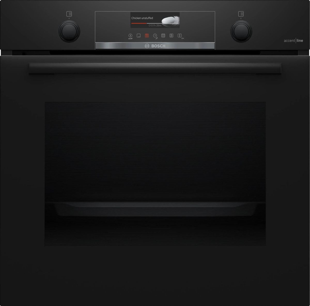 Духовой шкаф электрический Bosch HBG4795B1S, черный