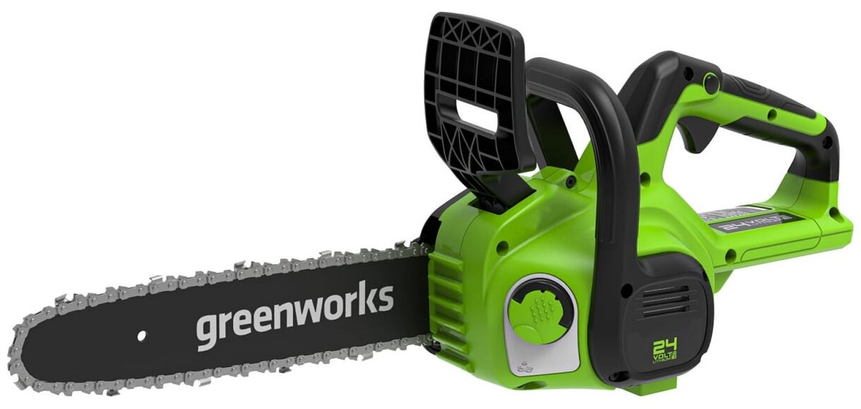 Пила цепная аккумуляторная GreenWorks G24CS25K2, арт. 2007707UA (с АКБ и ЗУ)