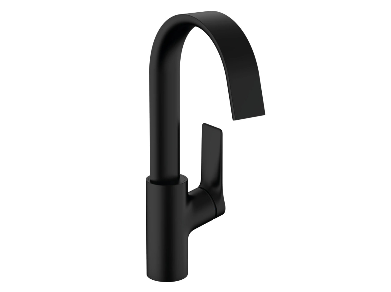 Смеситель для раковины Hansgrohe Vivenis 75032670 (без донного клапана), черный матовый