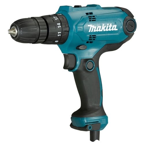Ударная сетевая дрель-шуруповерт Makita HP0300 коробка 320 Вт 56 Н·м