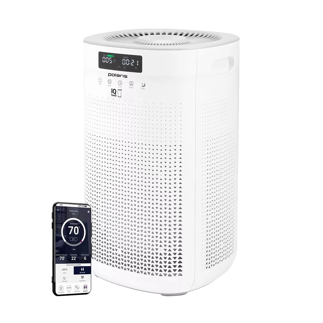 Очиститель воздуха Polaris PPA 4050 WI-FI IQ Home, белый