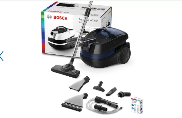 Пылесос Bosch BWD41700, черный/синий