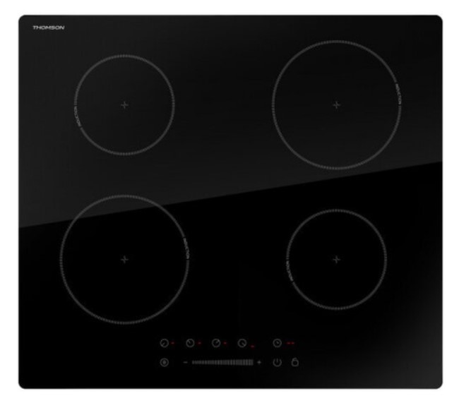 Варочная панель индукционная THOMSON HI20-4N06, черный